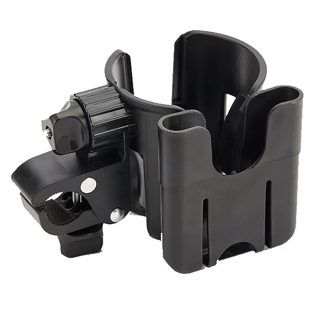 V562-GU24-JA423BLACK-202503280146-00 Vibe Geeks Convenient 2-in-1 Stroller Cup and Phone Holder for On-the-go Parenting - Black - Image 1