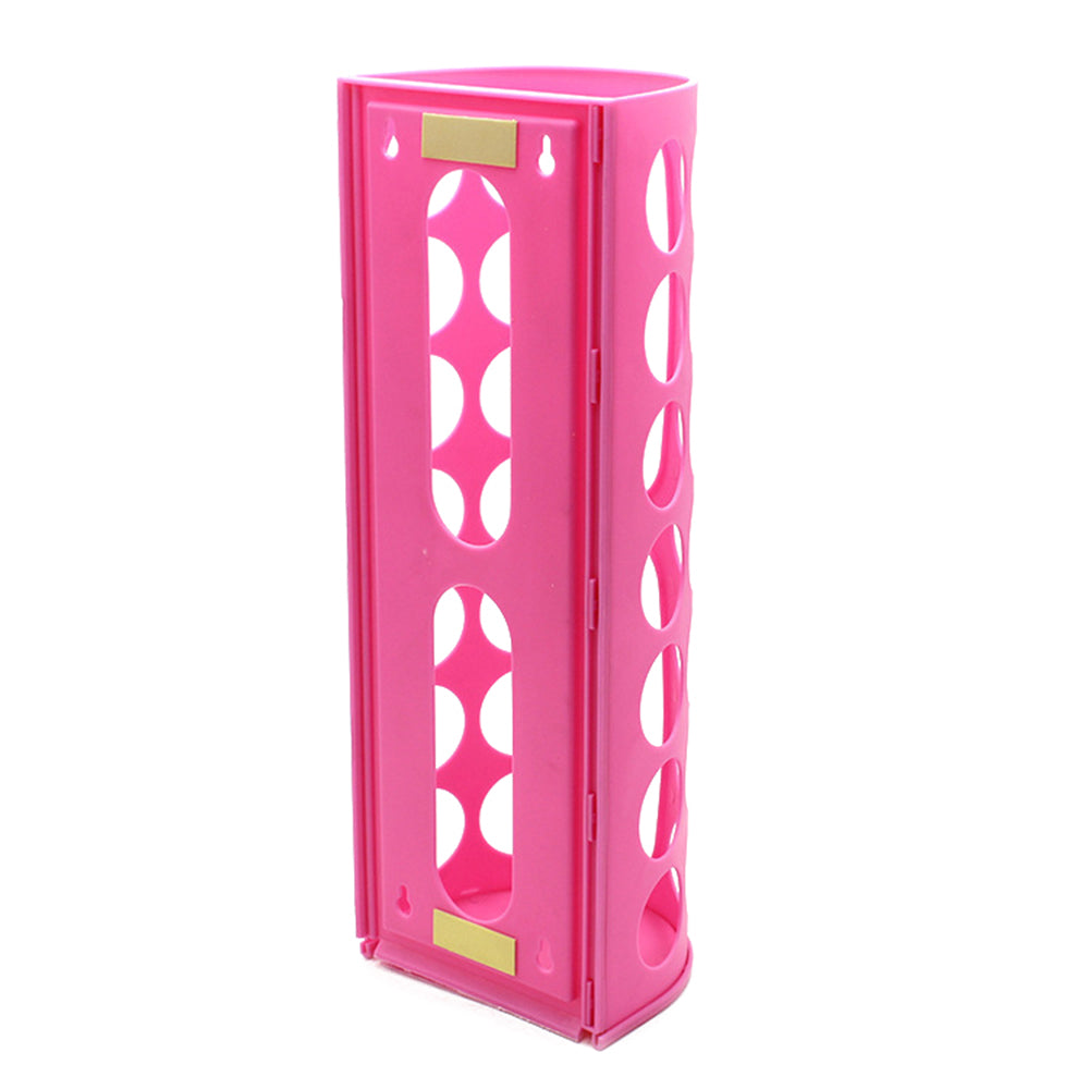 V562-GU24-JH324PINK-202503280152-00 Vibe Geeks Handy Laundry Grocery Bag Storage Holder - Pink - Image 1