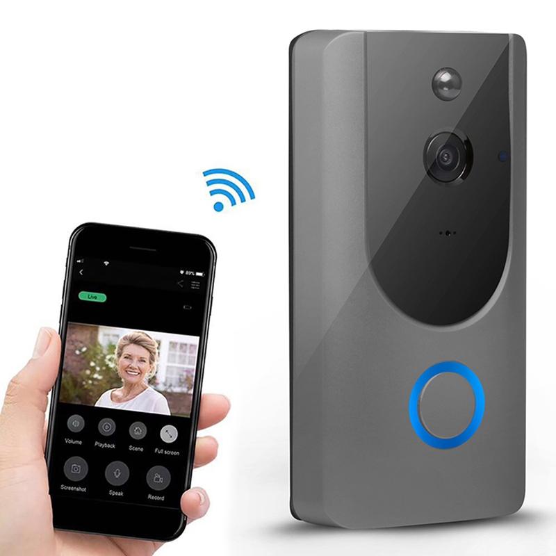 V562-H0040DW-202504021911-00 Smart Wifi Video Doorbell With Night Vision - Remote Monitoring - Image 1