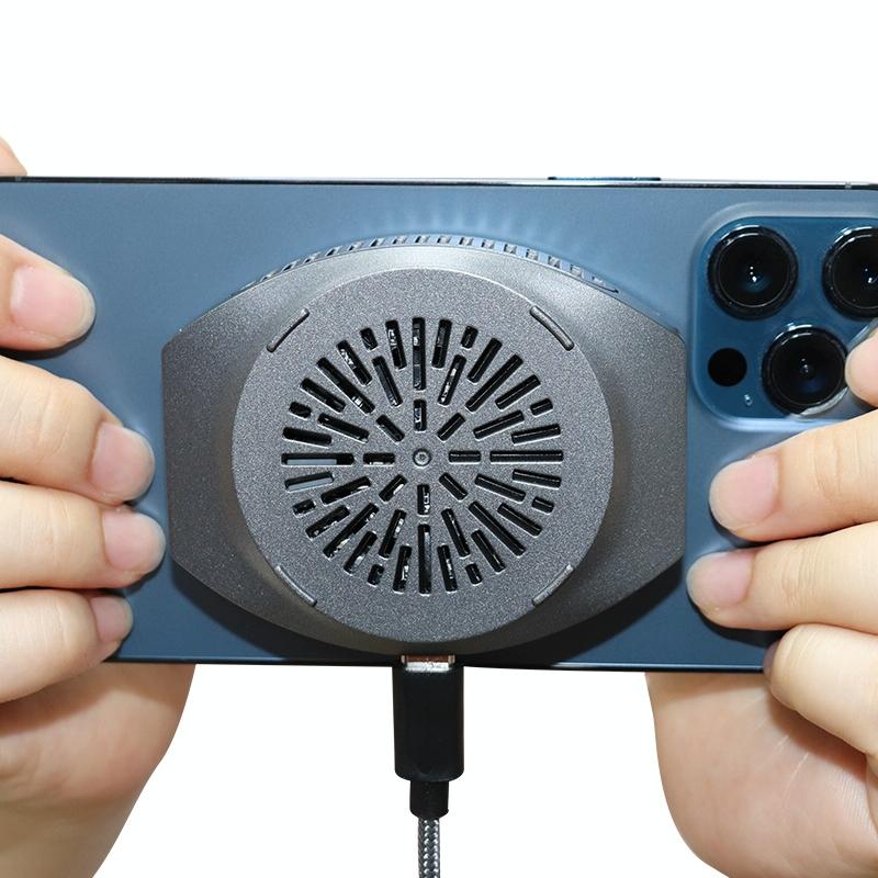 V562-H2390G8PI-202504212041-00 15W Magnetic Wireless Charger For Refrigeration - Grey - Image 1