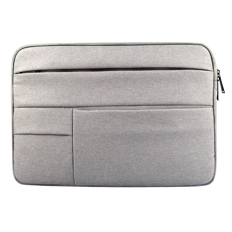 V562-H3956CH-202504251820-00 15.6 Inch Laptop Tablet Bag with Multiple Pockets - Portable and Durable - Grey - Image 1