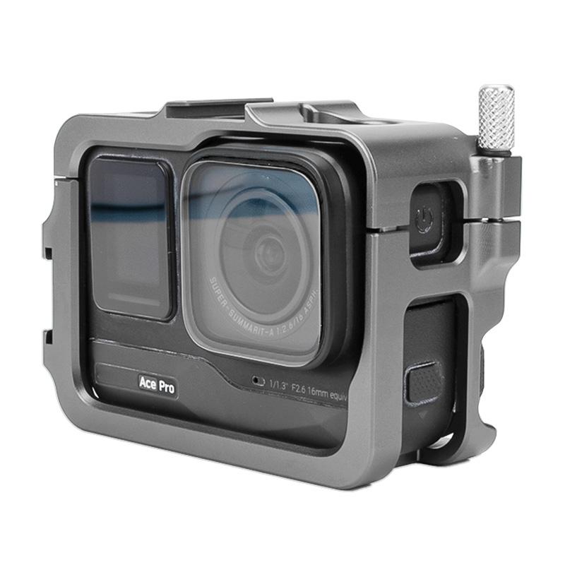 V562-H5482ACD-202502211925-00 Aluminum Alloy Metal Rabbit Cage for Insta360 Ace Pro - Image 1