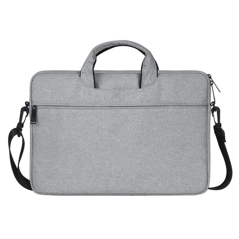 V562-HL4025BL-202504251653-00 13.3 Inch Hidden Portable Strap One-shoulder Handbag - Waterproof Oxford Cloth - Light Grey - Image 1