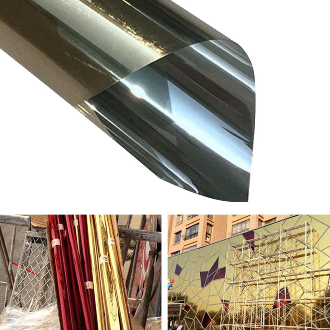 V562-J3885CH-226348-00 70cm Uv Reflective one Way Privacy Window Film Sticker - Gold - Image 1