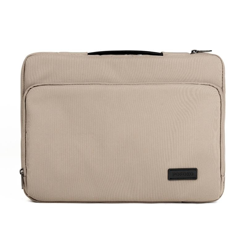 V562-K2602BL-202502282205-00 Waterproof Laptop Handbag - Portable and Durable - Khaki - Image 1