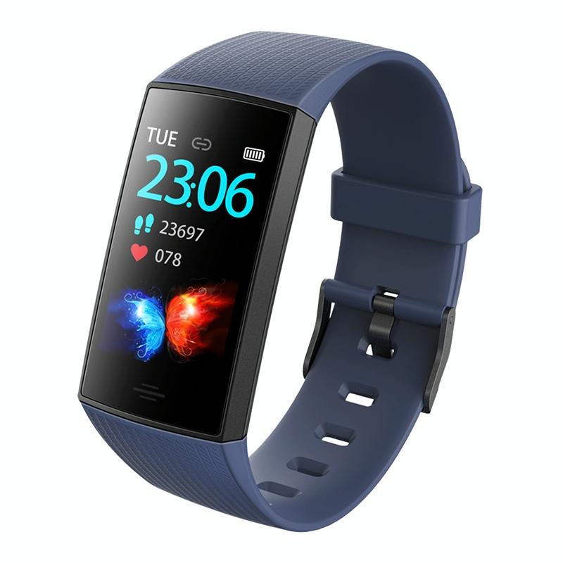 V562-L0550AC-202505262110-00 Waterproof Smart Bracelet With Step Heart And Sleep Monitoring - Ip67 - Blue - Image 1