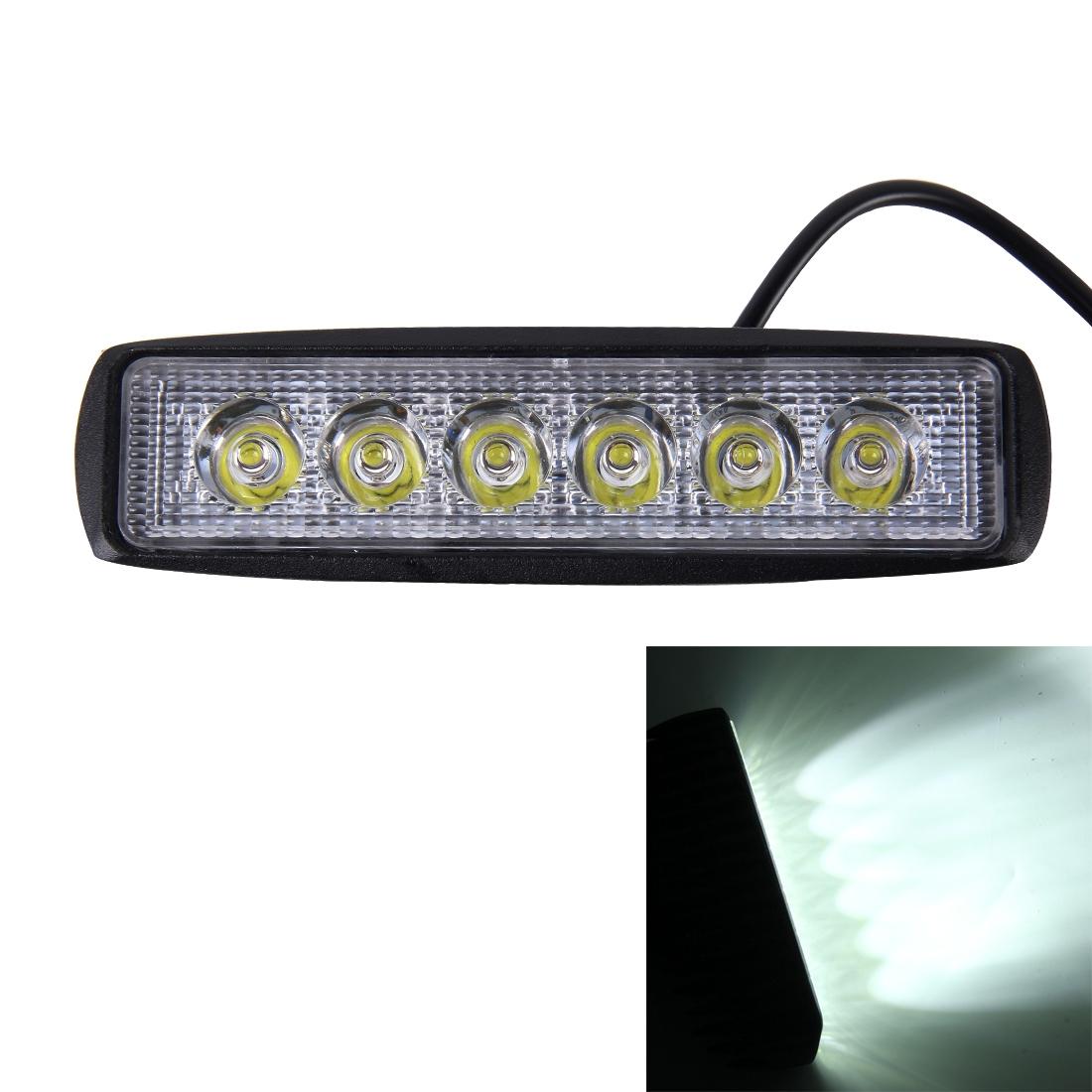 V562-LW3525SMC-202503051945-00 Dc 10 - 30V 18W 1500Lm 6500K 30 Degrees Adjustable Spot Waterproof Vehicle Car Boat Marine External Work Emergency Lights With 6 Intense Wafer Led White Light - Image 1