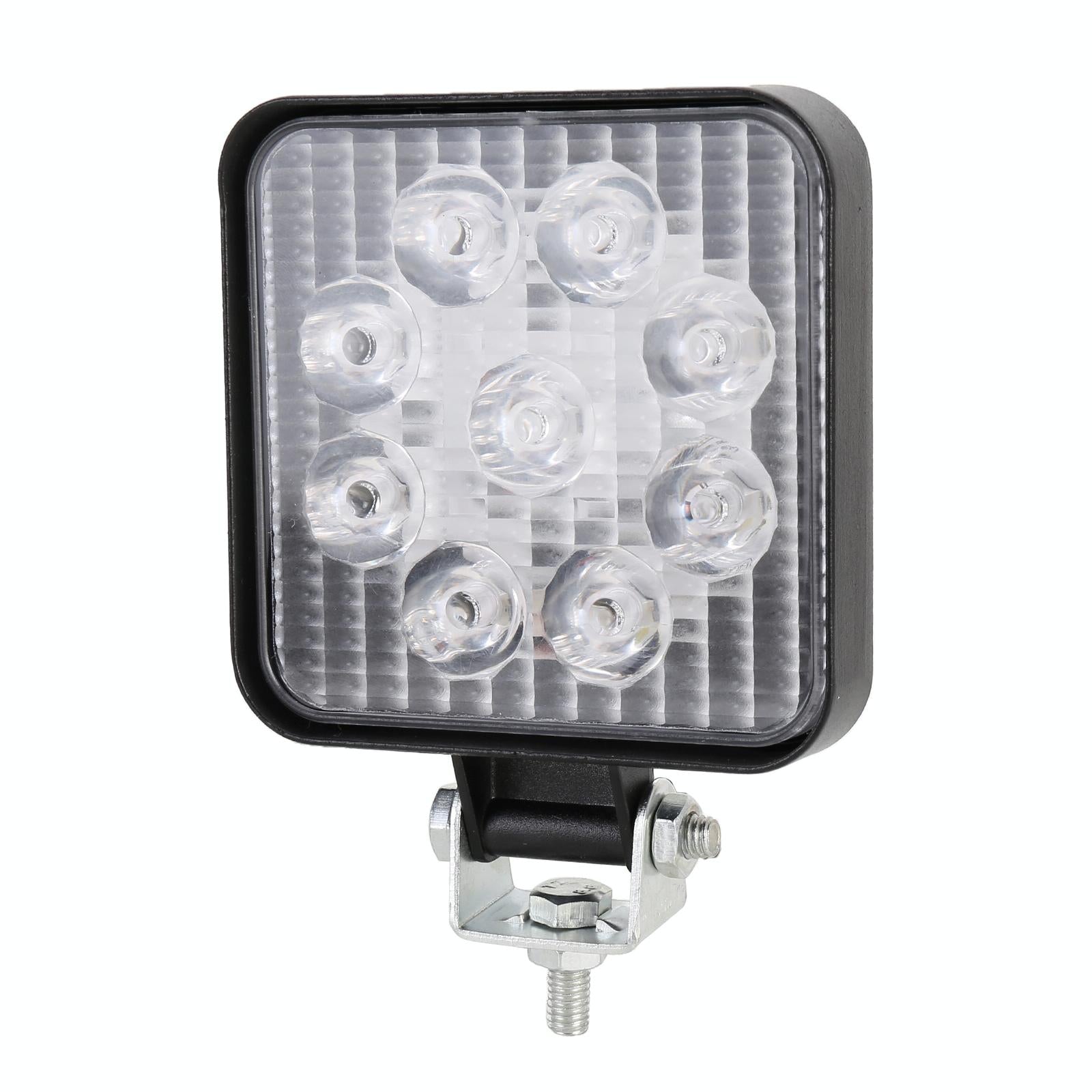 V562-LW8953SMC-202503052015-00 Dc 10 - 30V 27W 2500Lm 6000K 30 Degrees Adjustable Spot Waterproof Vehicle Car Boat Marine Emergency External Work Lights With 9 Intense Wafer White Light - Image 1