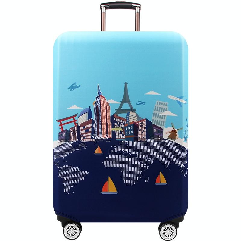 V562-M2057592060DBT-202502281706-00 Medium Elastic Luggage Cover - Thick Wear-resistant Anti-dust Protection - Wide Sea And Sky - Image 1