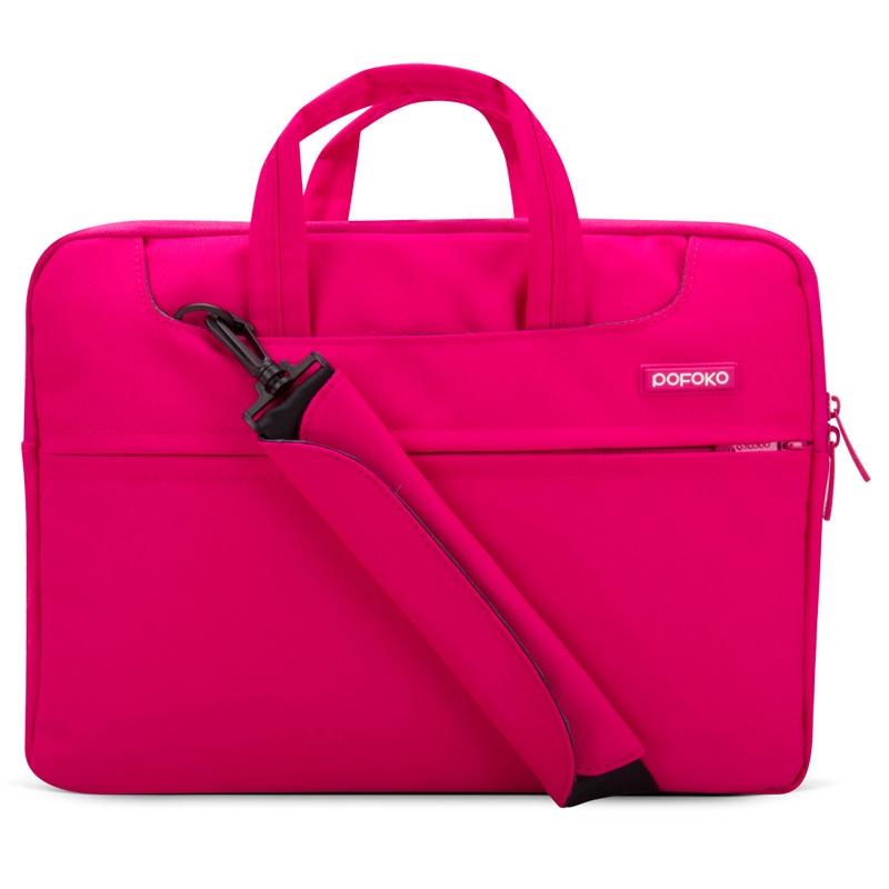 V562-M3004-BL-S-202502282031-00 Portable 12 Laptop Bag - Single Shoulder - Magenta - Image 1