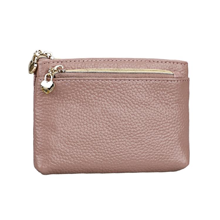 V562-PL5166BCC-202502241411-00 Spacious Litchi Texture Rfid Hand Wallet - Light Pink - Image 1