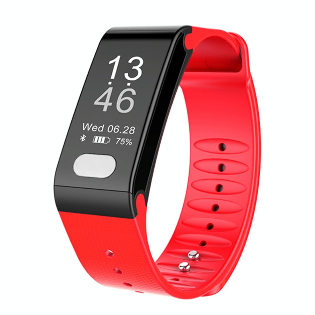 V562-R6123AC-202505211946-00 Oled Fitness Tracker With Ecg Heart Rate Bp And Sleep Monitoring - Sports Mode - Red - Image 1