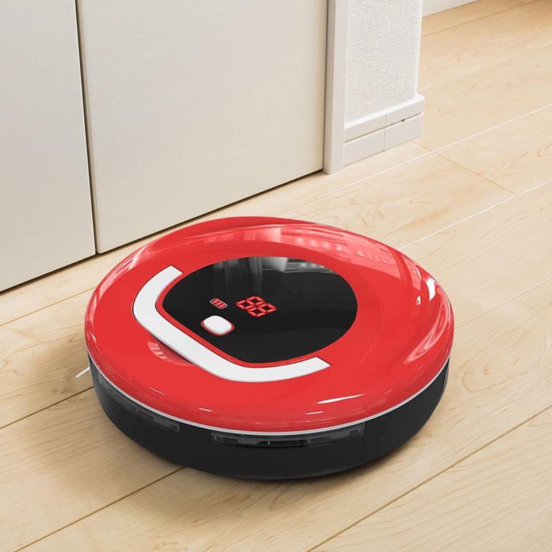 V562-R8638CH-202503171421-00 Smart Household Sweeping Robot - Fd-rsw c - Red - Image 1