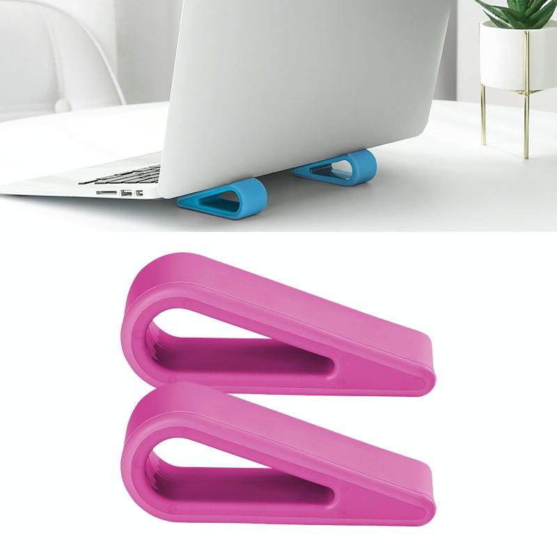 V562-RR7168CP-202503041206-00 Adjustable Notebook Stand for Improved Cooling and Comfort - Rose Red - Image 1