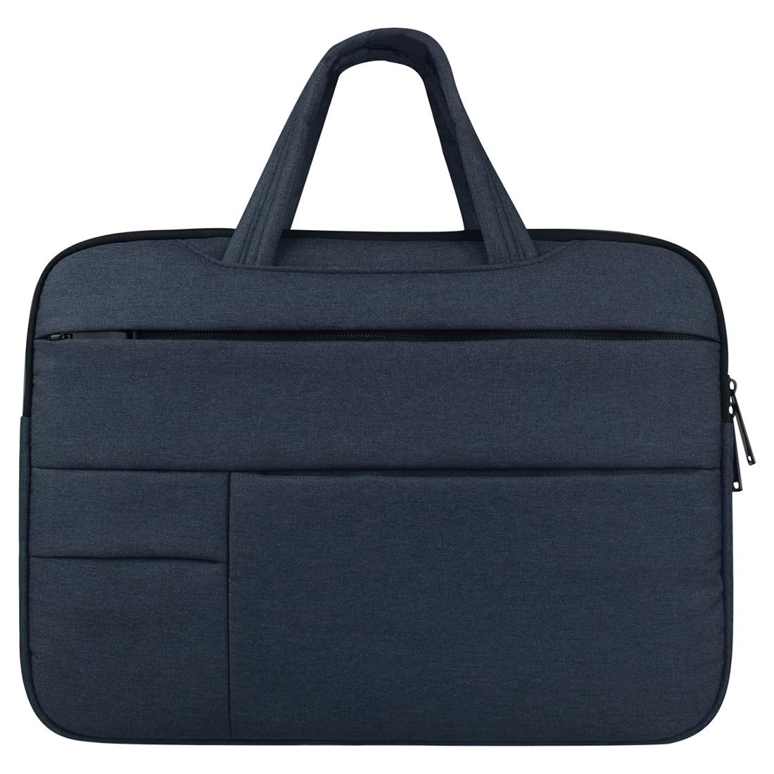 V562-VN2756CH-202502281852-00 14 Inch Laptop Tablet Bag With Multiple Pockets And Soft Handle - Navy Blue - Image 1