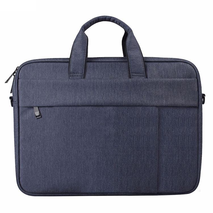 V562-VN3025BL-202504221118-00 15.6 Inch Laptop One-Shoulder Handbag With Waterproof Anti-Theft Design And Suitcase Belt - Navy Blue - Image 1