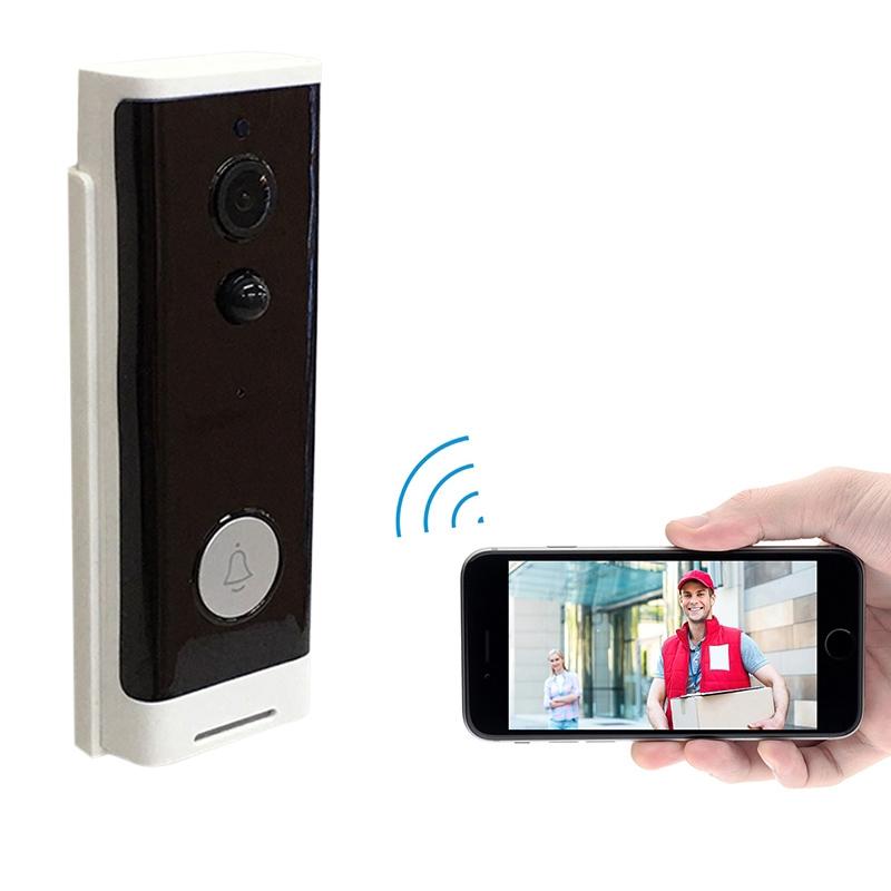 V562-W1631DW-202503062101-00 Smart Wifi Video Doorbell With Motion Detection & Two-Way Intercom - White - Image 1