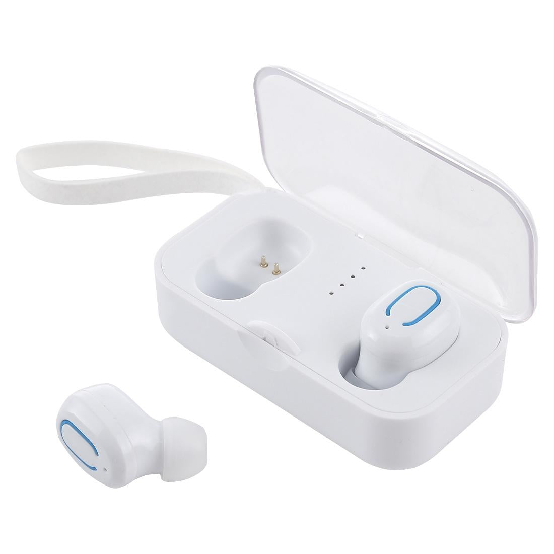 V562-W1805SXPI-202505211942-00 Wireless Stereo Bluetooth Earphones with Charging Case -tws Dazzling - White - Image 1