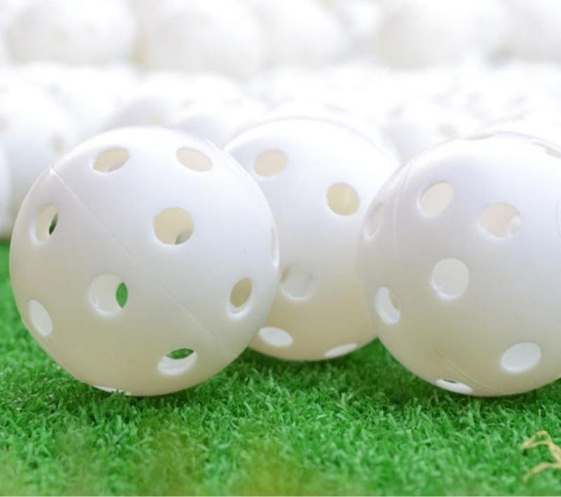 V562-W82794251YZ-202503041740-00 10-piece Indoor Golf Exercise Hollow Balls - Available - White - Image 1