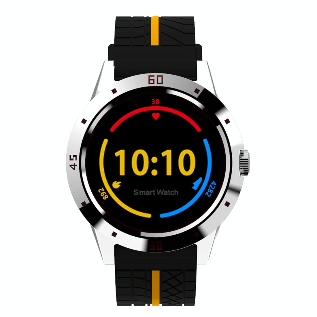 V562-Y0656AC-202505271207-00 1.3 Inch Tft Screen Mtk2502C Bluetooth4.0 Silicone Watch Band Support Heart Rate Monitor & Pedometer & Sleep Monitor & Sedentary Reminder - Yellow - Image 1