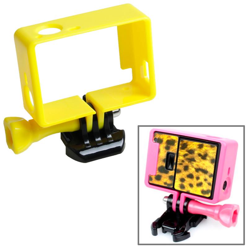 V562-Y6420-ACD-S-202503031325-00 High Quality Tripod Mount for Gopro Hero4 / 3 / 3 - Yellow - Image 1