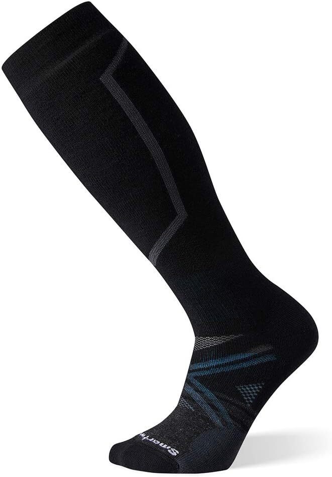 V563-10373610001-XL-202503051810-00 Smartwool Mens PHD Ski Socks Wool Blend - Black - XL - Image 1