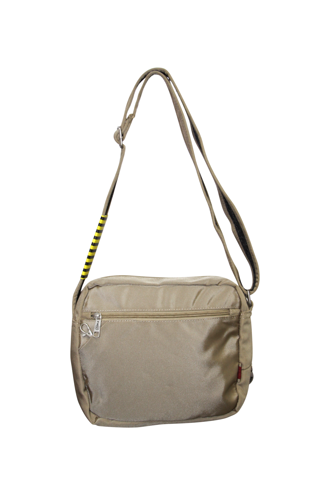 V563-1733RXXSAND-149965-00 FIB Mens Crossbody Shoulder Bag Travel Satchel Adjustable Strap - Sand - Image 1