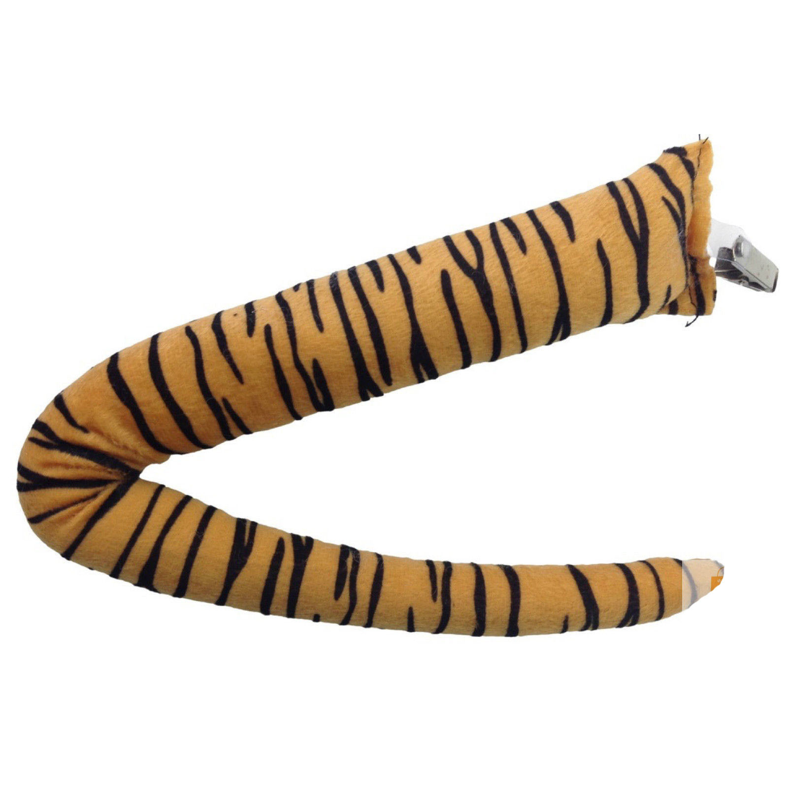 V563-17500-TGR-185051-00 ANIMAL TAIL Costume Halloween Fancy Dress Clip-On Cosplay - Tiger - Image 1