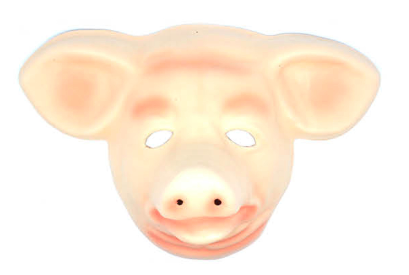 V563-17600-PIG-184235-00 Animal Head Face Mask Halloween Costume Party Toys Adult Kids - Pig - Image 1