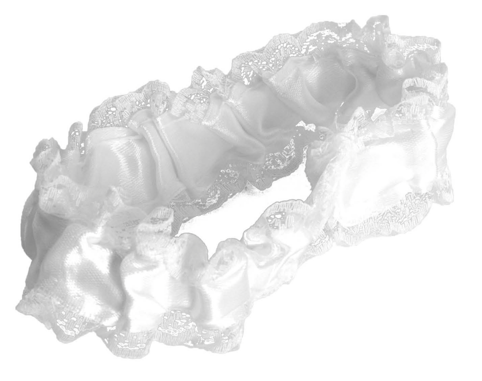 V563-18107-184828-00 Bride to Be Lace Garter Party Girls Hens Night Wedding Shower Bachelorette - White - Image 1