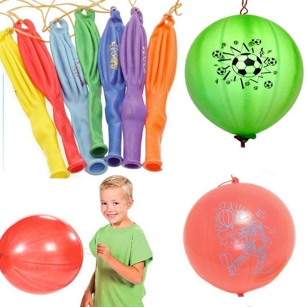 V563-19651-184469-00 3pcs PUNCH BALLOONS Balloon Party Bag Fillers Pinata Birthday Inflatable - Image 1