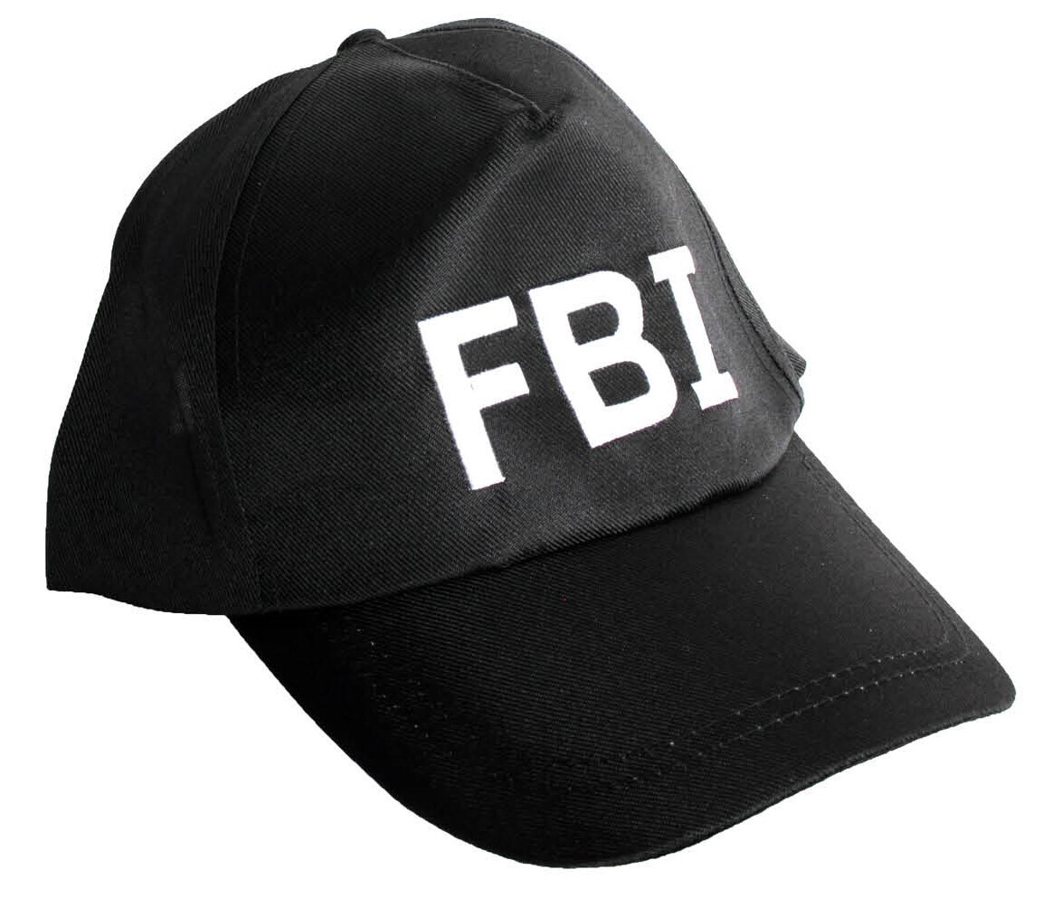 V563-21208-02-185746-00 FBI HAT Costume Party Gag Funny Party Accessory Police Cap Military Fancy Dress - Image 1