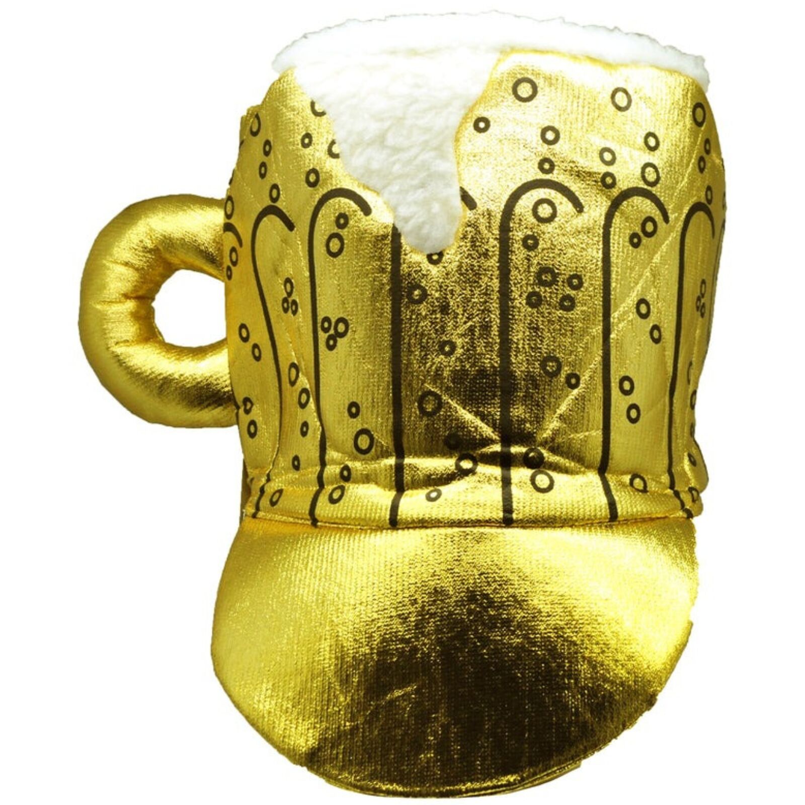 V563-21277-215811-00 Gold Beer Novelty Hat – Fun Party Costume for Australia Day, St. Patrick’s Day, Oktoberfest - Image 1