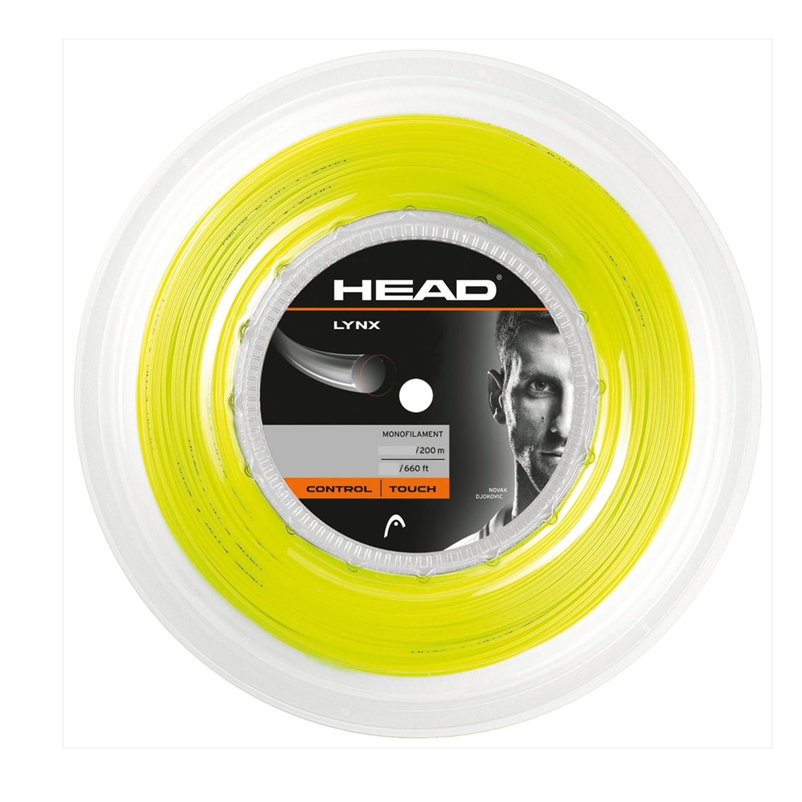 V563-281794-YELLOW-149360-00 Head Lynx 17g Tennis String Reel 200m 1.25mm Control Touch - Yellow - Image 1