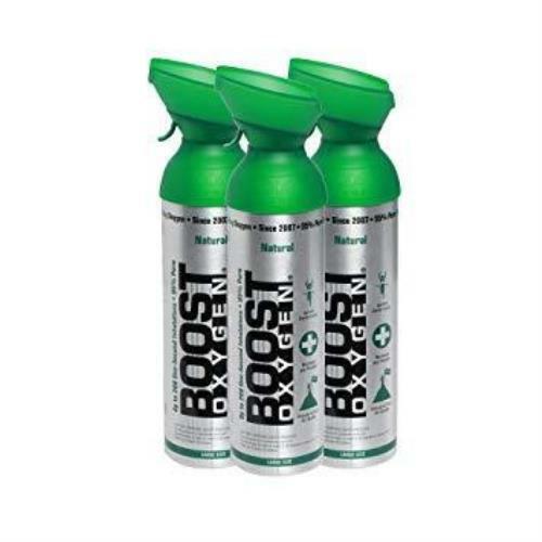 V563-637866851516-3PCS-205047-00 3pk 10 Litres of Boost Pure Oxygen in a Can Supplemental - 200 Breath (Large) - Image 1