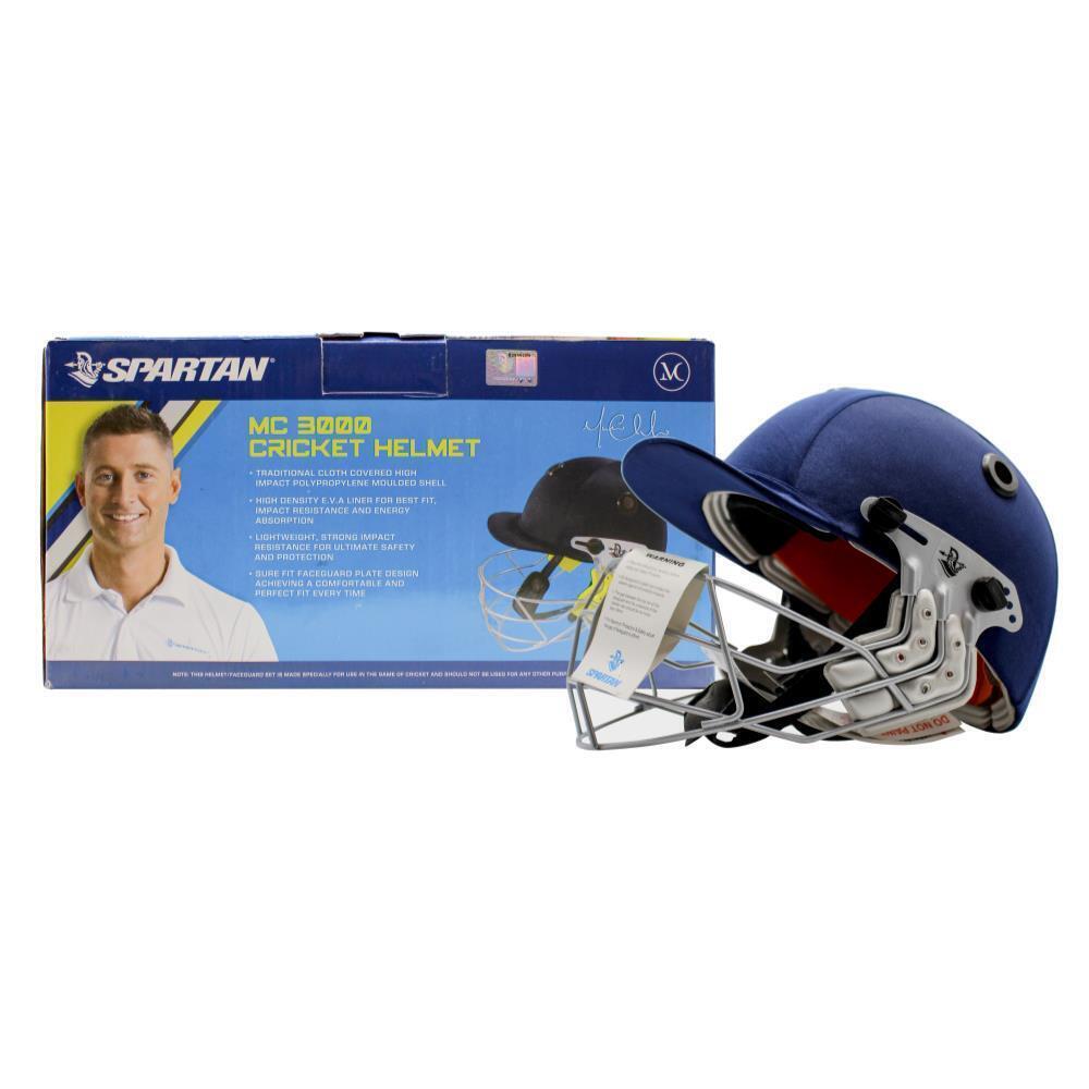 V563-9332921072301-173219-00 Spartan MC 3000 Cricket Helmet - Medium Size - Navy - Image 1
