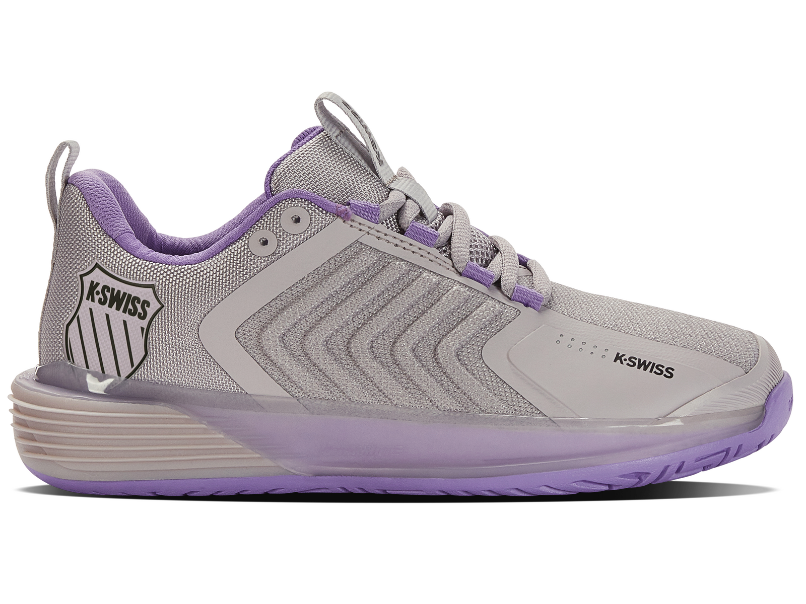 V563-96988-028-8-202503051431-00 K-Swiss Ultrashot 3 Womens Tennis Shoes Runners Sneakers in Purple Rain - US 8 - Image 1