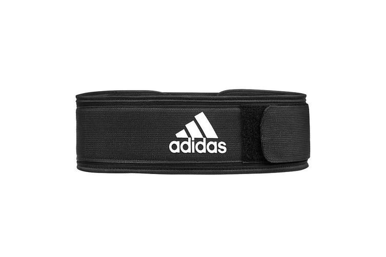 V563-ADGB-12253-150290-00 Adidas Weight Lifting Belt Back Support Gym Training Body Building Small - Black - Image 1