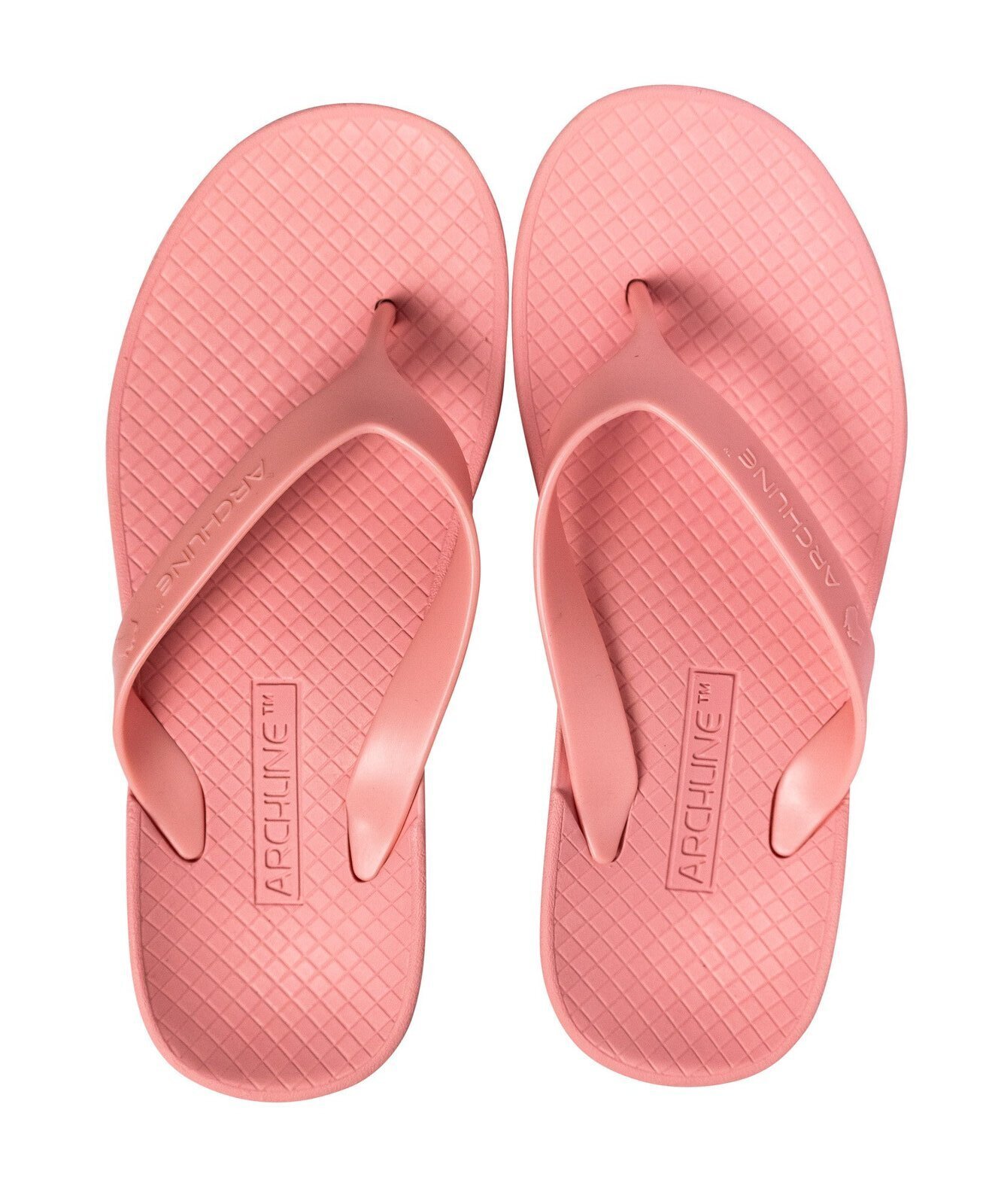 V563-ARCH011313-38-202503052215-00 ARCHLINE Orthotic Thongs Arch Support Shoes Flip Flops - Pastel Pink - EUR 38 - Image 1
