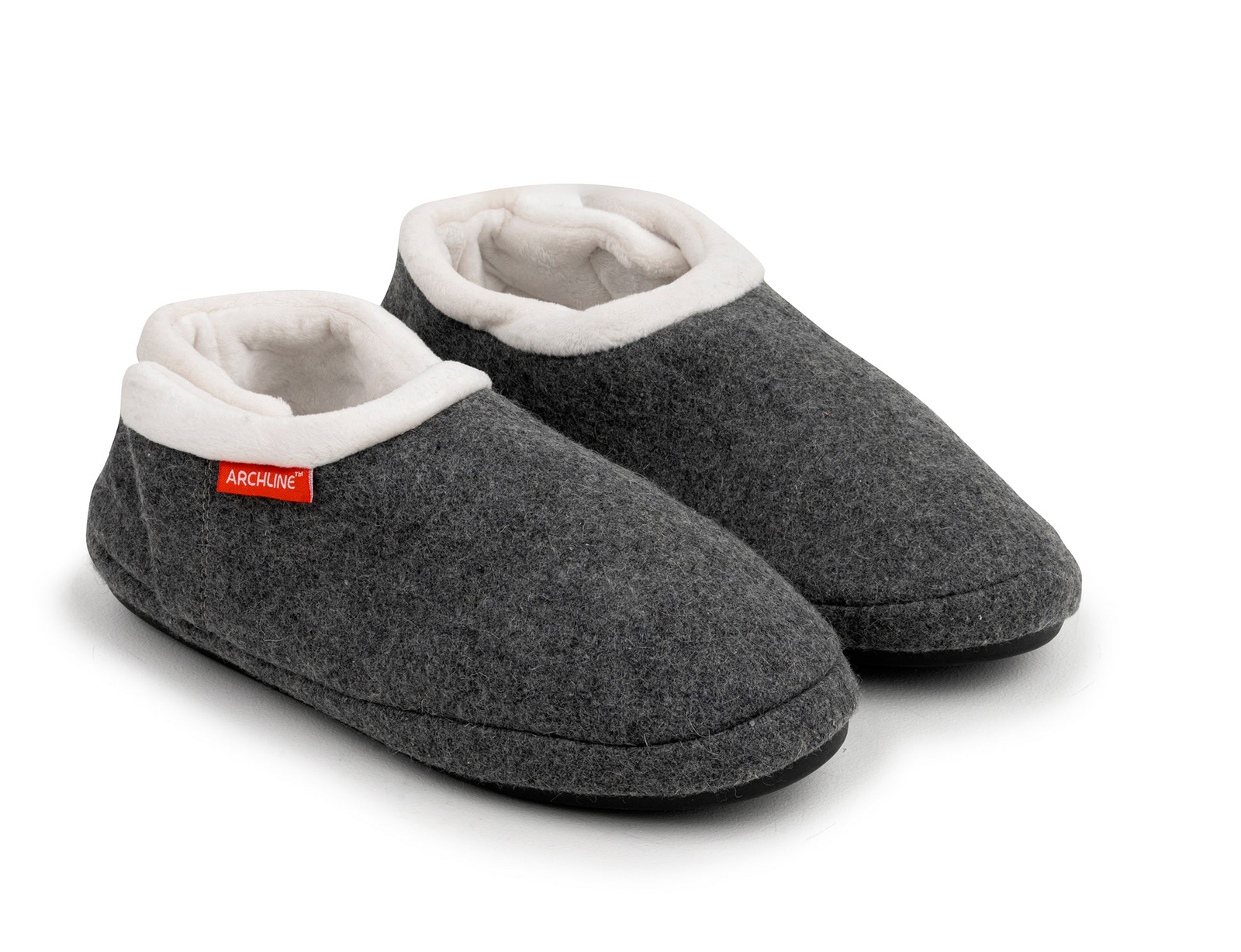 V563-ARCHLINE-CLSD-GRYMRLE-47-202507251115-00 ARCHLINE Orthotic Slippers CLOSED Arch Scuffs Orthopedic Moccasins Shoes in Grey Marle - EUR 47 - Image 1