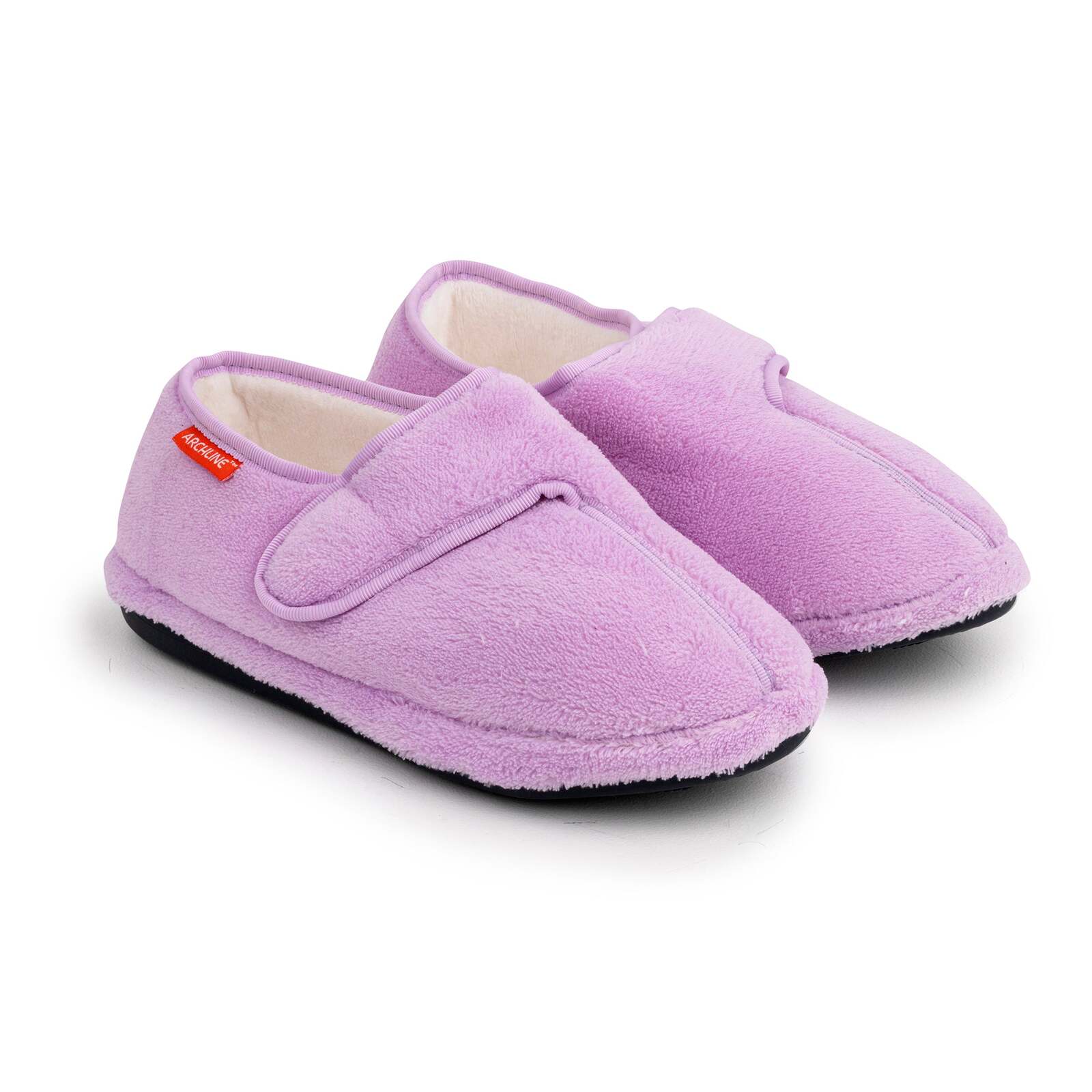 V563-AS713-38-202503051850-00 ARCHLINE Orthotic Plus Slippers Closed Scuffs Pain Relief Moccasins - Lilac - EU 38 - Image 1