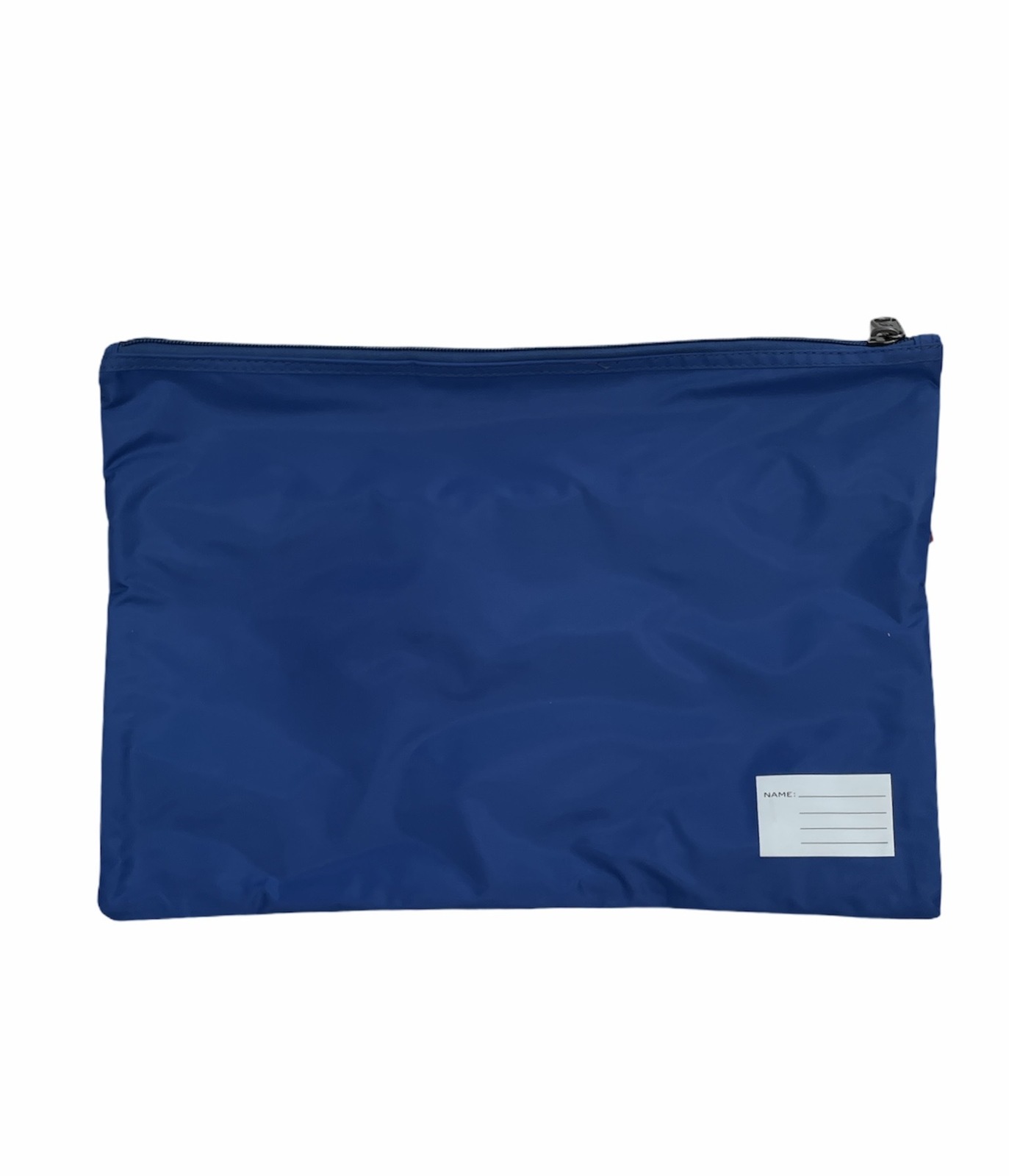 V563-B8118-ROYAL-214134-00 Leuts Twin Zip Jumbo Pencil Case Travel Bag Pouch Storage School Office Pen - Royal Blue - Image 1