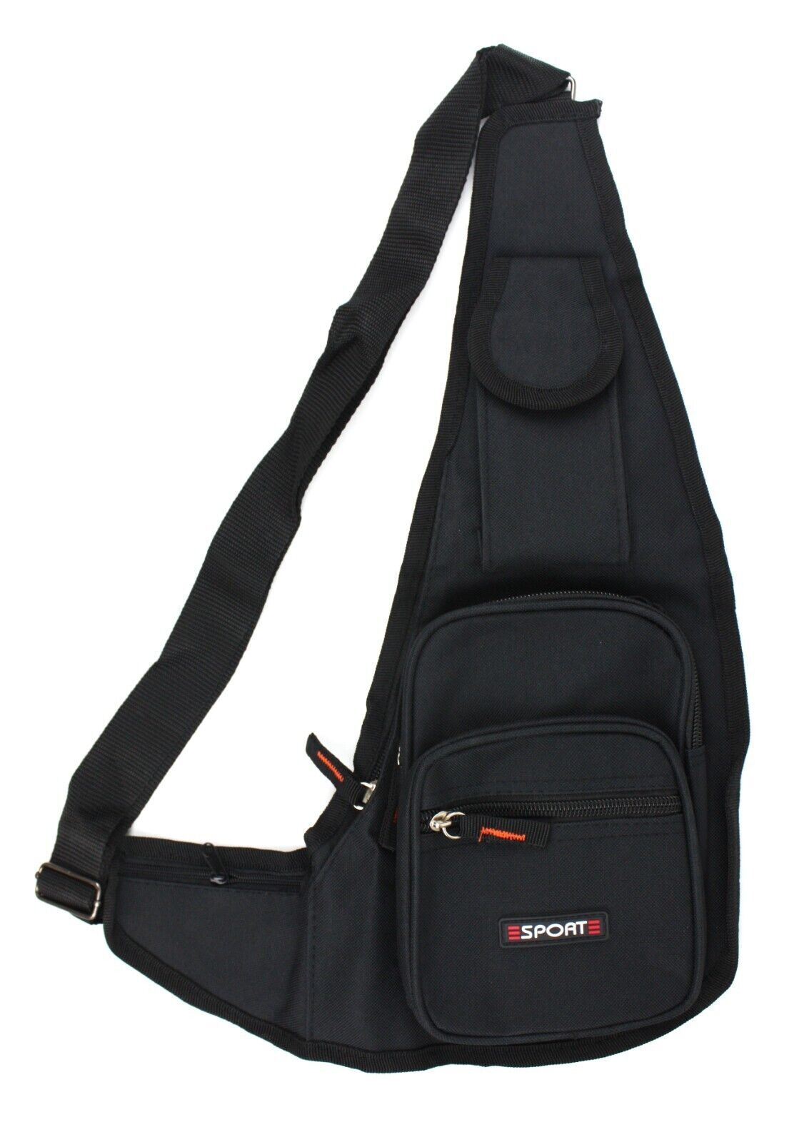 V563-B990429-202503051425-00 Black Crossbody Bag Sling Shoulder Bag Chest Travel Sport Backpack Pack - Image 1