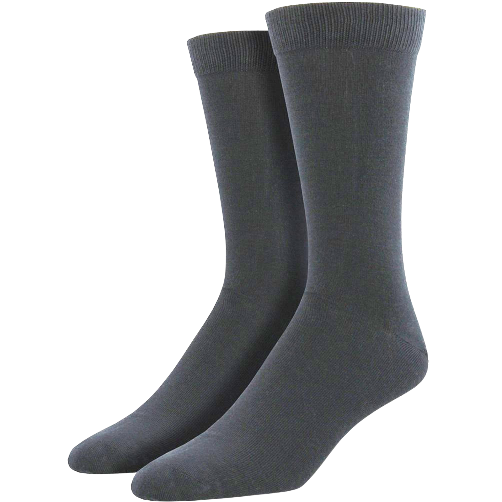 V563-BMBLSETOP-1PAIR-GRY-11_14-202503030906-00 1 Pair Premium Bamboo Loose Top Socks Diabetic Diabetes Circulation Eco Sox - Grey - 11-14 - Image 1