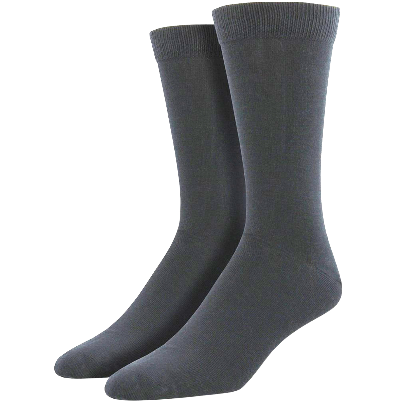 V563-BMBLSETOP-1PAIR-GRY-2_8-202503030906-00 1 Pair Premium Bamboo Loose Top Socks Diabetic Diabetes Circulation Eco Sox - Grey - 2-8 - Image 1