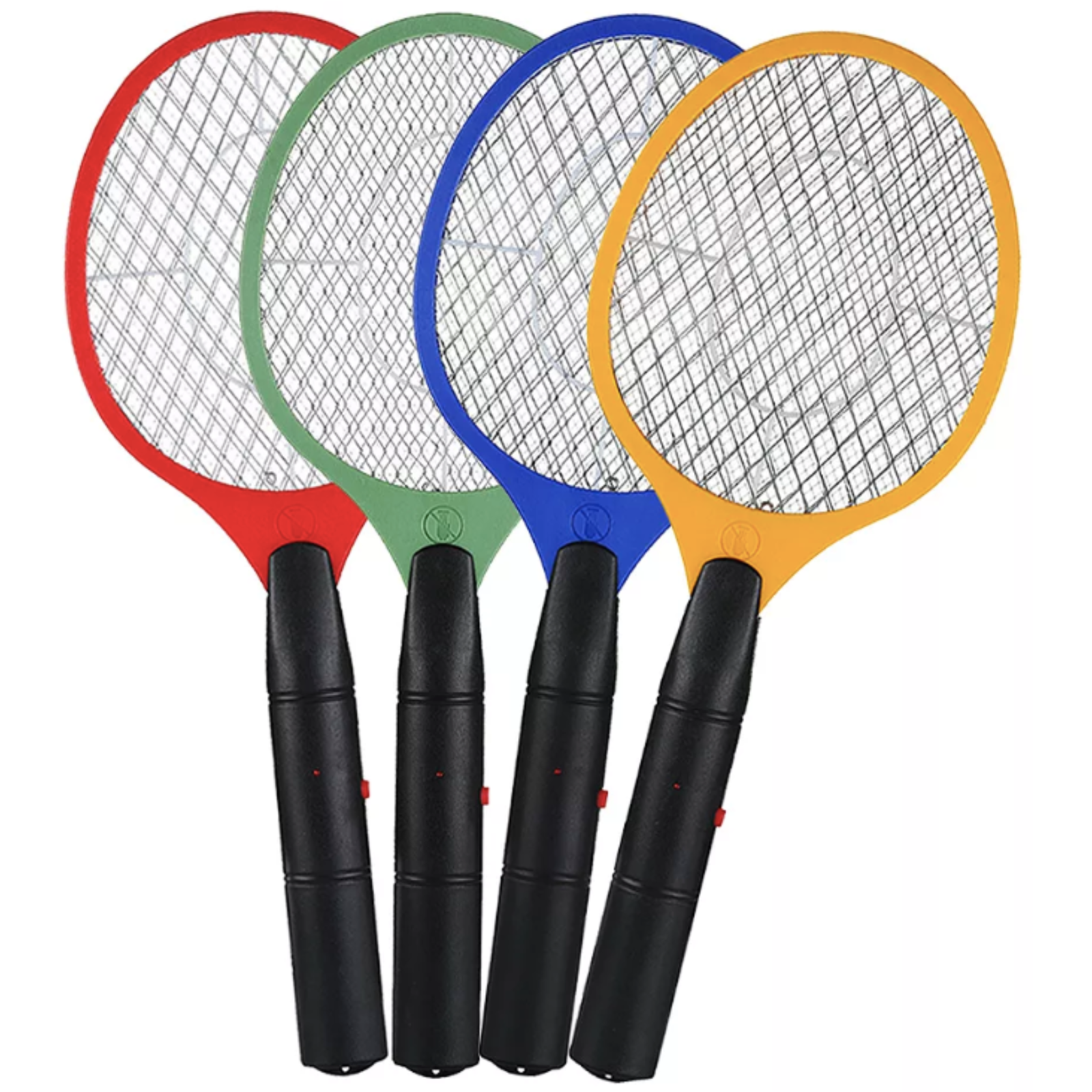 V563-BR-BUGZAPRRKT_4X-202503051505-00 4x BUG ZAPPER RACKET Fly Mosquito Pest Swatter Net Racquet Electric Insect Killer - Image 1