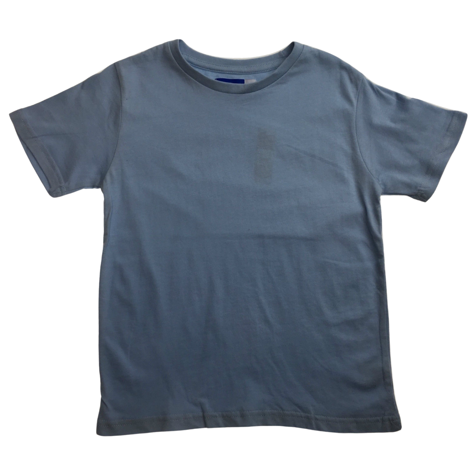 V563-BR-KDSPLAINTEE-SKYBLU-10-202503051111-00 KIDS PLAIN T SHIRT Childrens Child 100% COTTON Boys Girls Basic Blank Tee Top - Sky Blue - 10 - Image 1