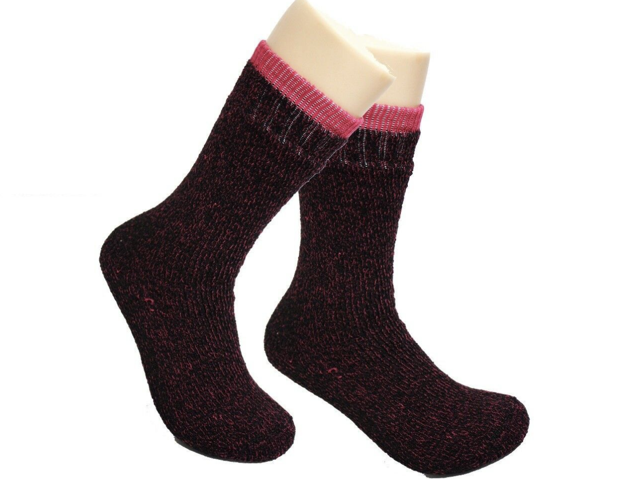 V563-BR-WTHSOCK-UK4-8-202503030910-00 1 Pair Womens THERMAL HEATED SOCKS Warm Winter Comfort Work Sox Ski Ladies - Assorted - UK 9-11 (EU 37-42) - Image 1