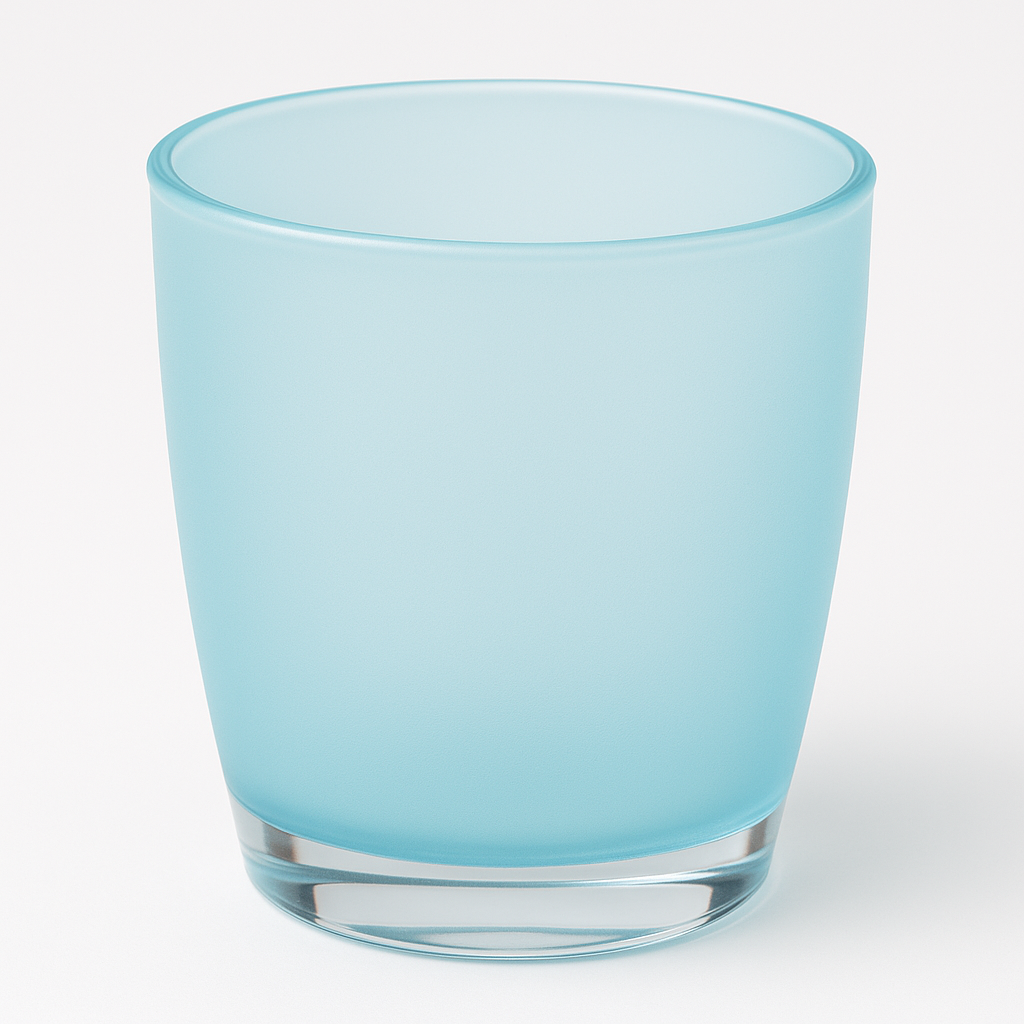 V563-CHB5140DF-BLUE-202506190505-00 Bathroom Toothbrush Holder Caddy Storage Organizer Oval Tumbler Cup in Blue - Image 1