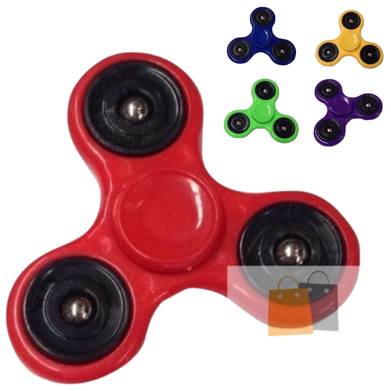 V563-FIDGETSPINNER-3PCS-184631-00 3pcs Fidget Hand Finger Spinner Focus Stress Reliever Toys For Kids Adults - Image 1